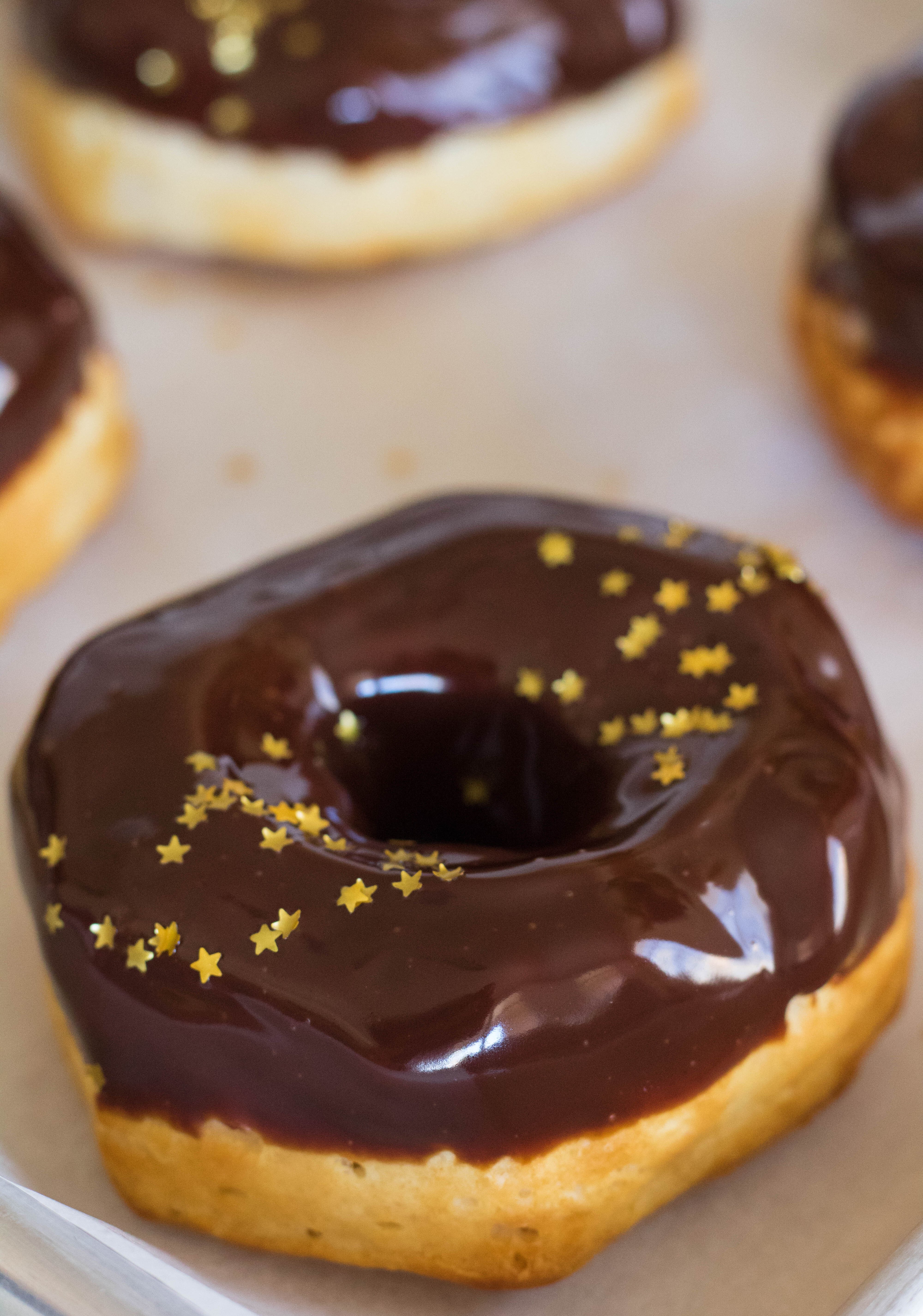 Doughnuts with Chocolate Ganache Glaze Recipe The Feedfeed