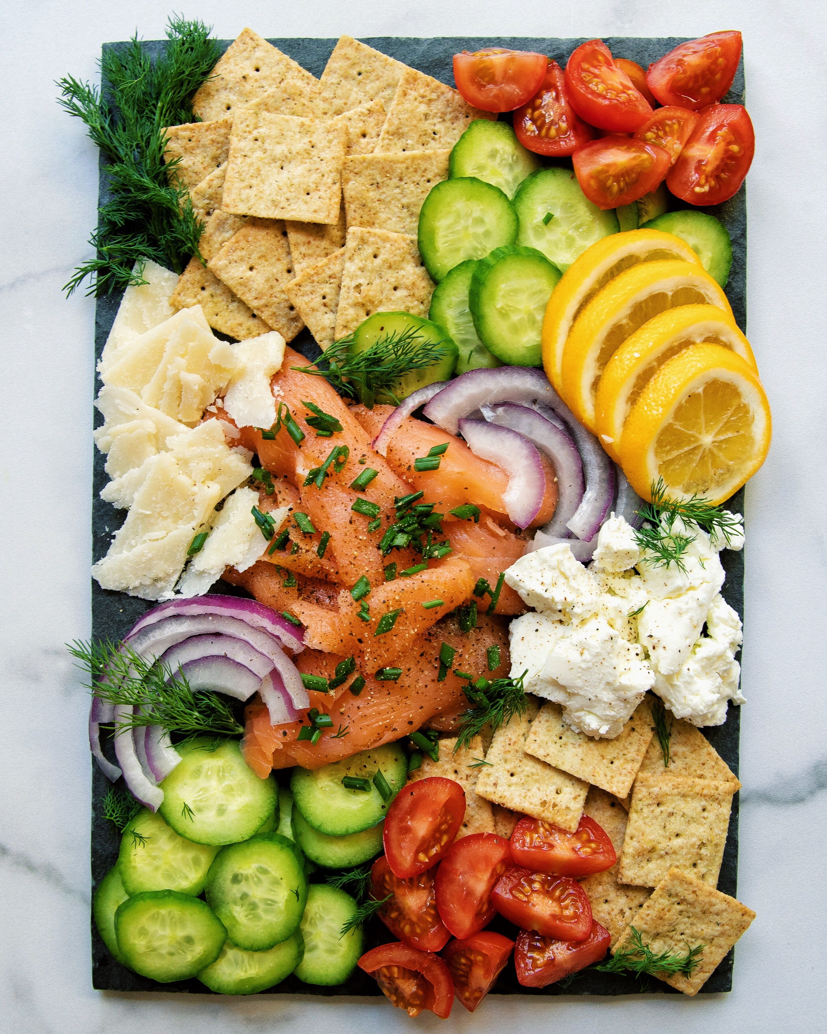 Smoked Salmon Brunch Charcuterie Board by kalememaybe | Quick & Easy Recipe | The Feedfeed