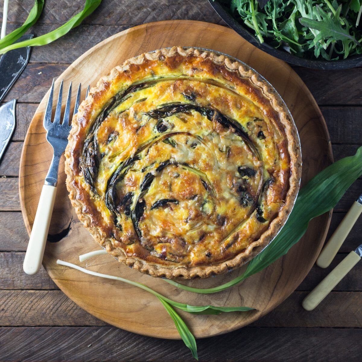 Bacon Quiche with Ramps and Gruyere by nerdswithknives | Quick & Easy ...