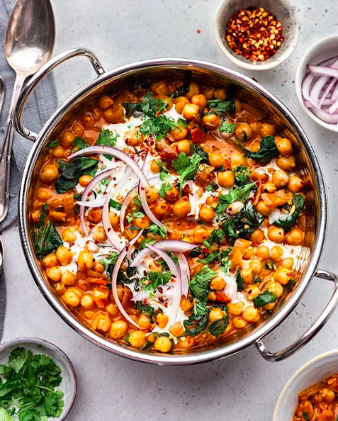 Chickpea Spinach Curry by cupfulofkale | Quick & Easy Recipe | The Feedfeed