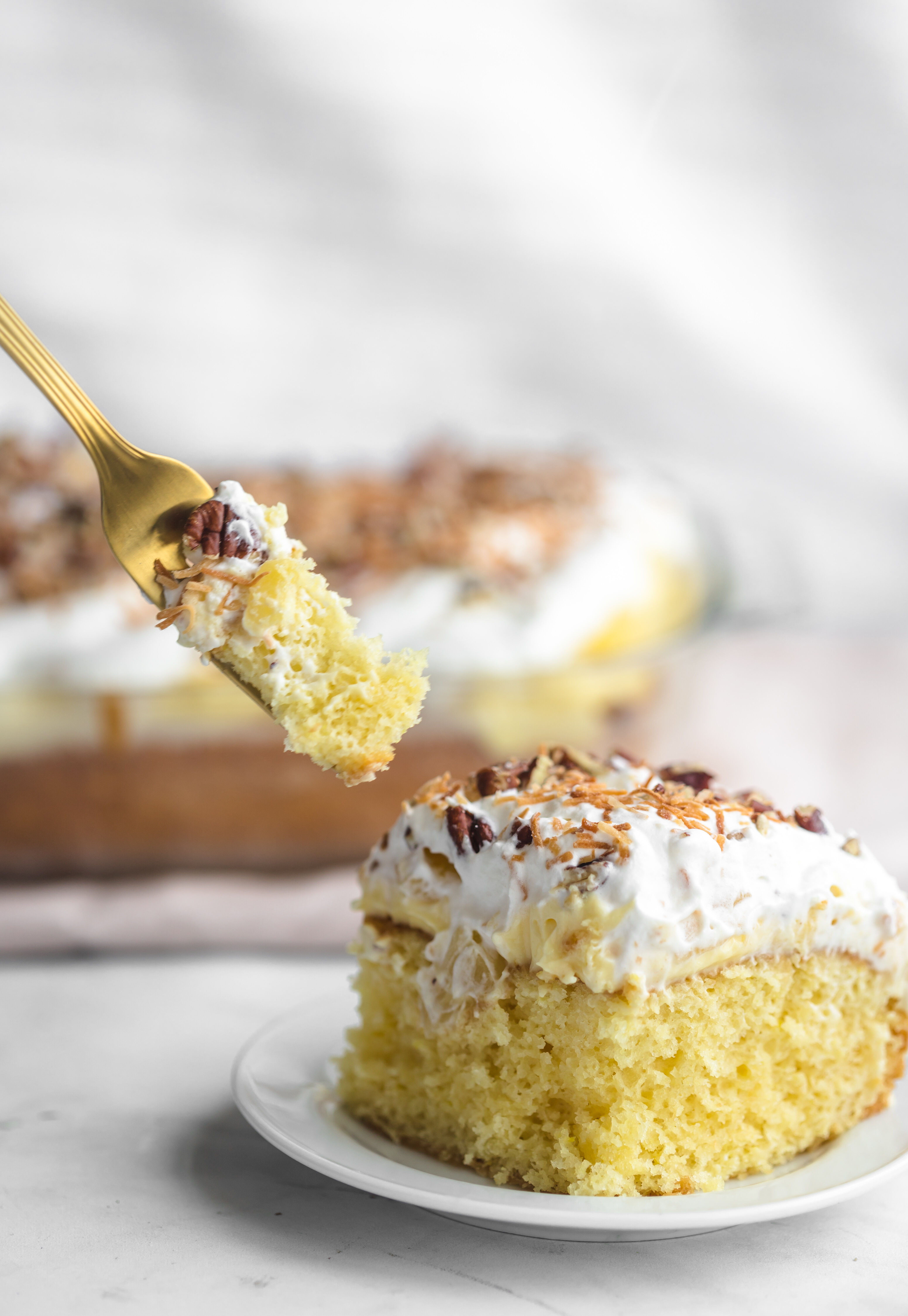 Fluffy Pineapple and Coconut Cake Recipe | The Feedfeed