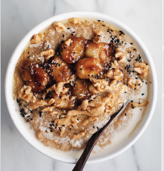 Amaranth Breakfast Porridge with Caramelized Bananas Recipe | The Feedfeed