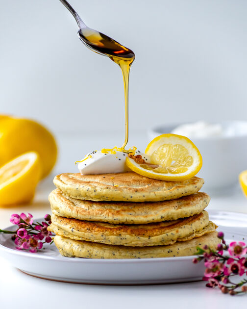 Lemon poppy 2024 seed pancakes