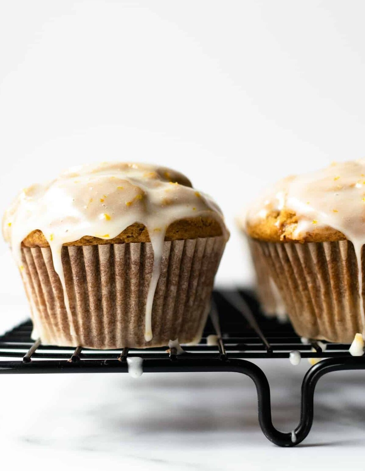 Orange Glazed Gingerbread Muffins Recipe The Feedfeed