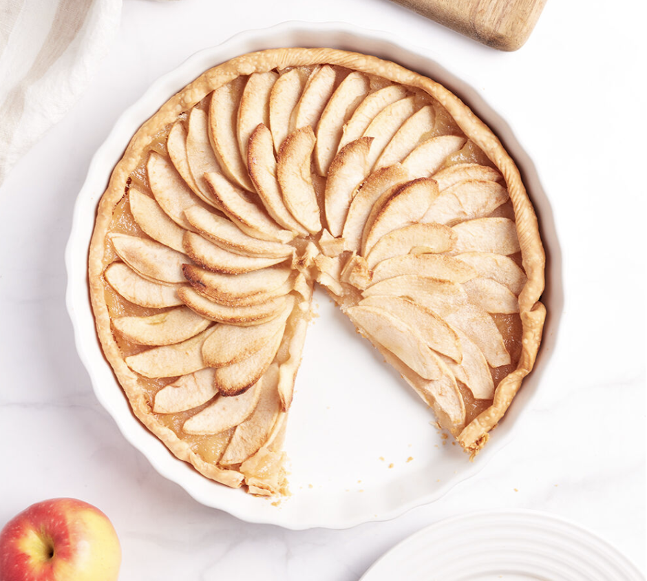 Three Ingredient French Apple Tart Recipe By Tasty Frenchy The