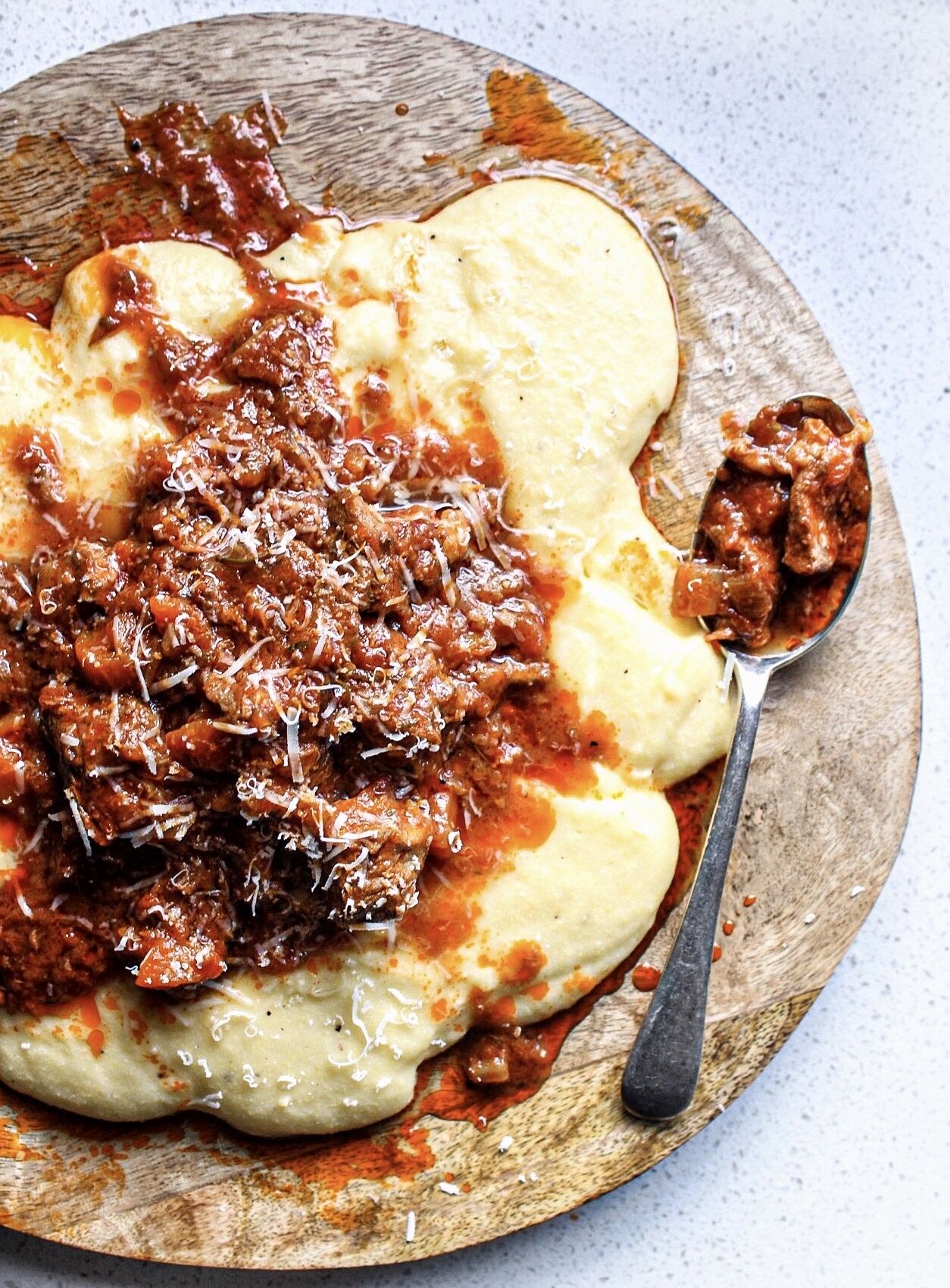 Lamb Ragù with Creamy Polenta by thedelightfulcook | Quick & Easy ...