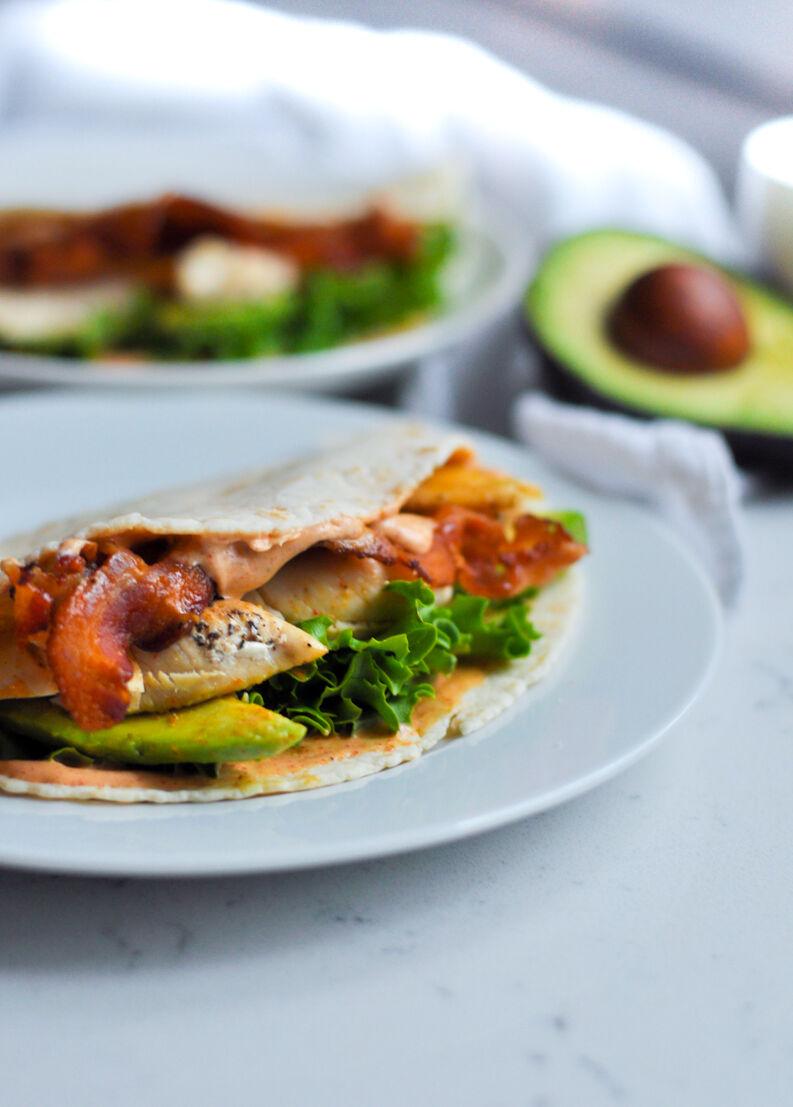 Avocado Chicken Wrap with Chipotle Sauce Recipe The Feedfeed