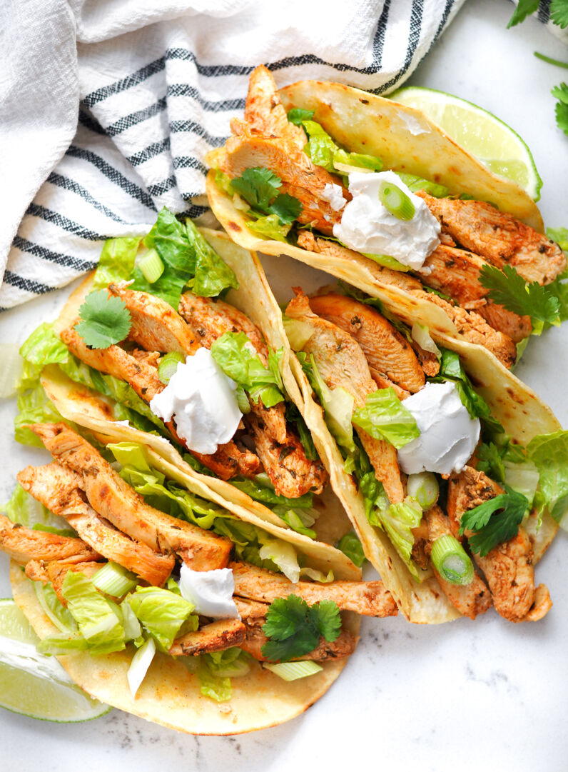 Chicken Lime Cilantro Tacos Recipe | The Feedfeed