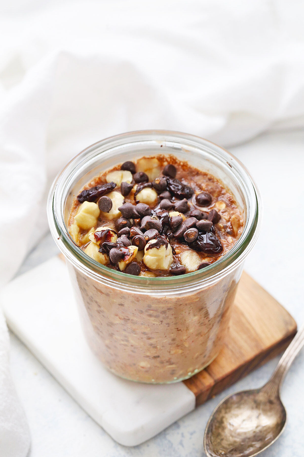Chocolate Hazelnut Overnight Oats Recipe The Feedfeed