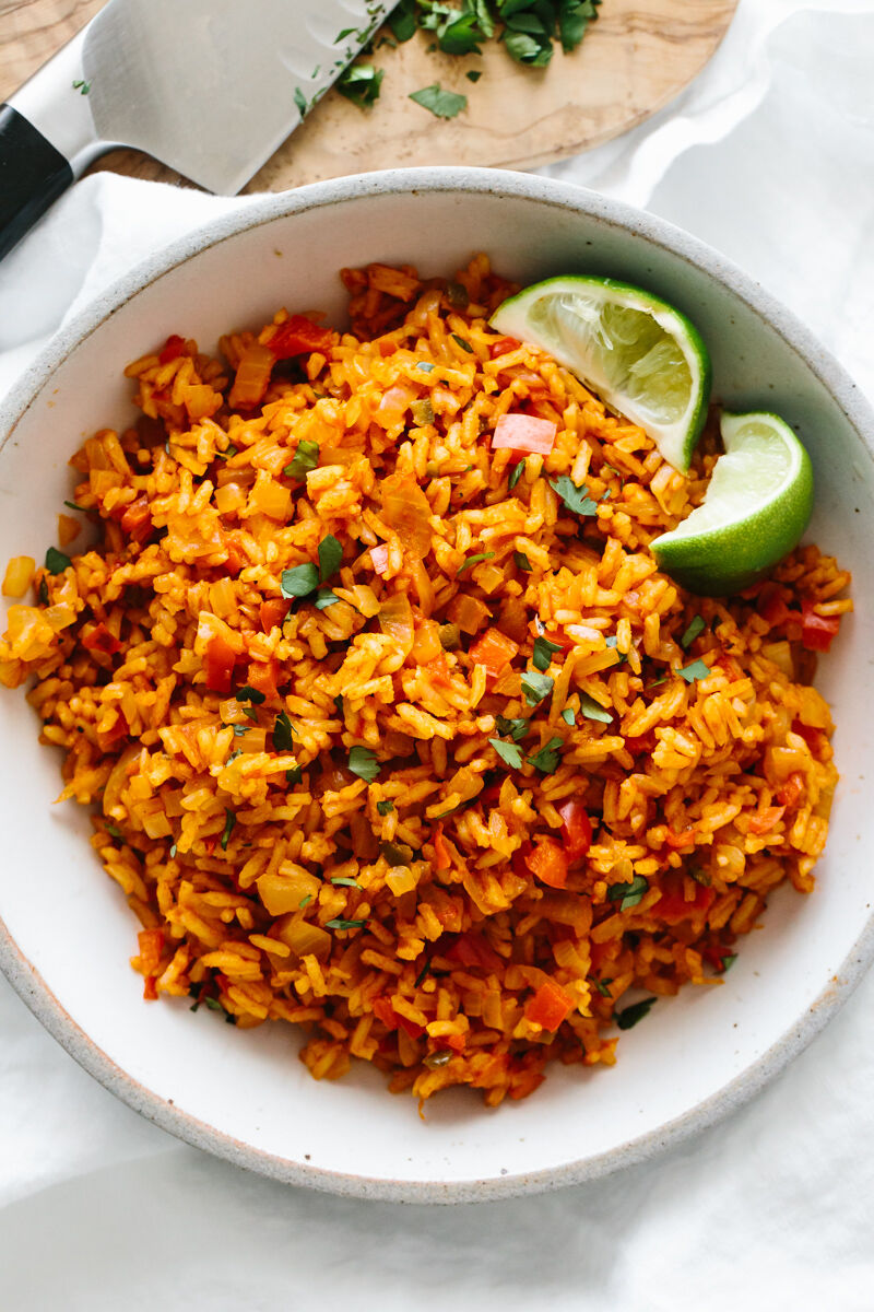 Mexican Rice with Tomato and Lime Recipe | The Feedfeed