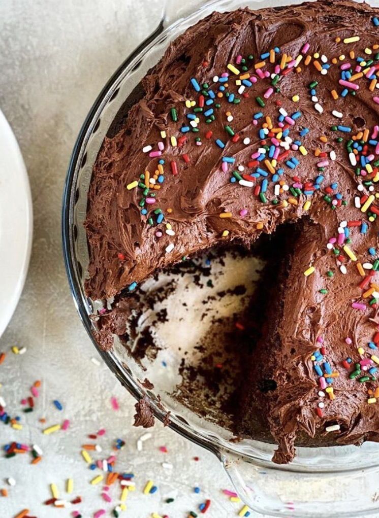 Easy Chocolate Snacking Cake with Chocolate Frosting-image