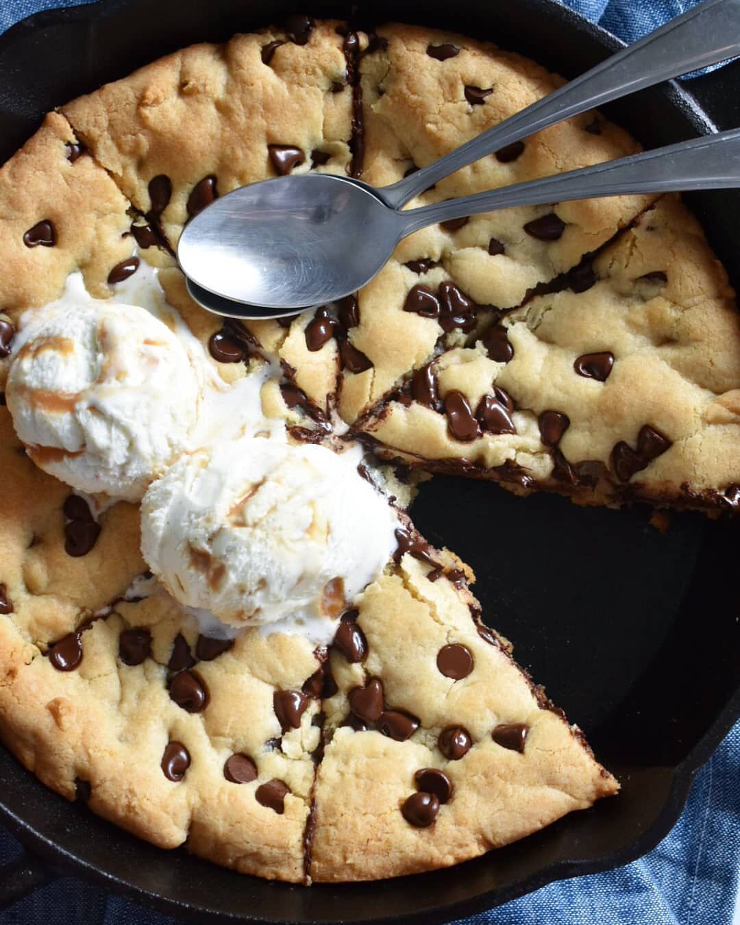 Chocolate Chip Skillet Cookie Recipe | The Feedfeed