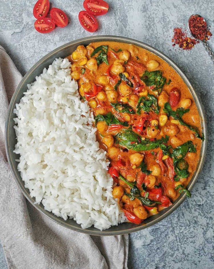 Chickpea Tomato Curry Recipe | The Feedfeed