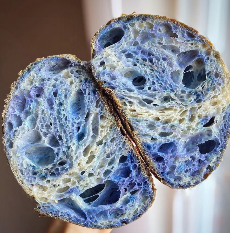 Marbled Butterfly Pea Flower Sourdough Bread By Natashas Baking Quick Easy Recipe The Feedfeed