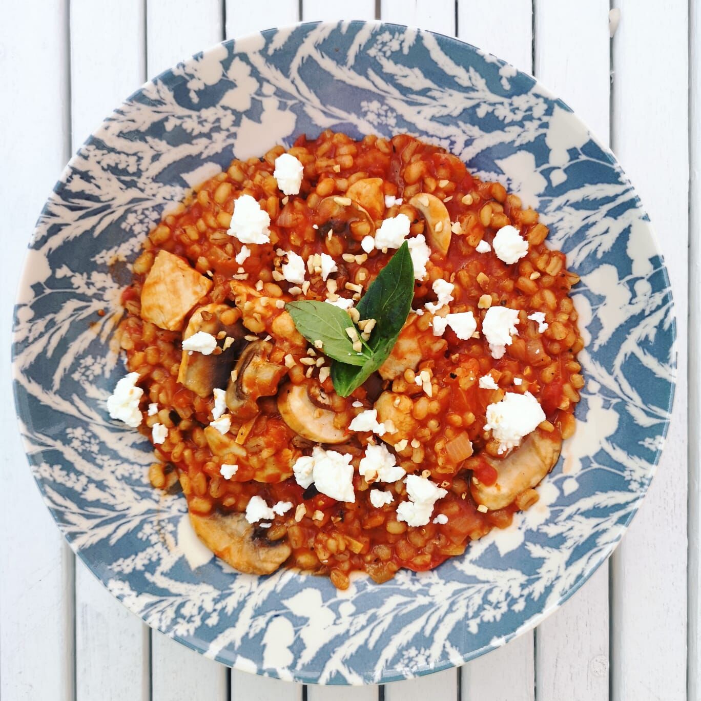 Hungry Couple: Pan Roasted Tomato Barley Risotto