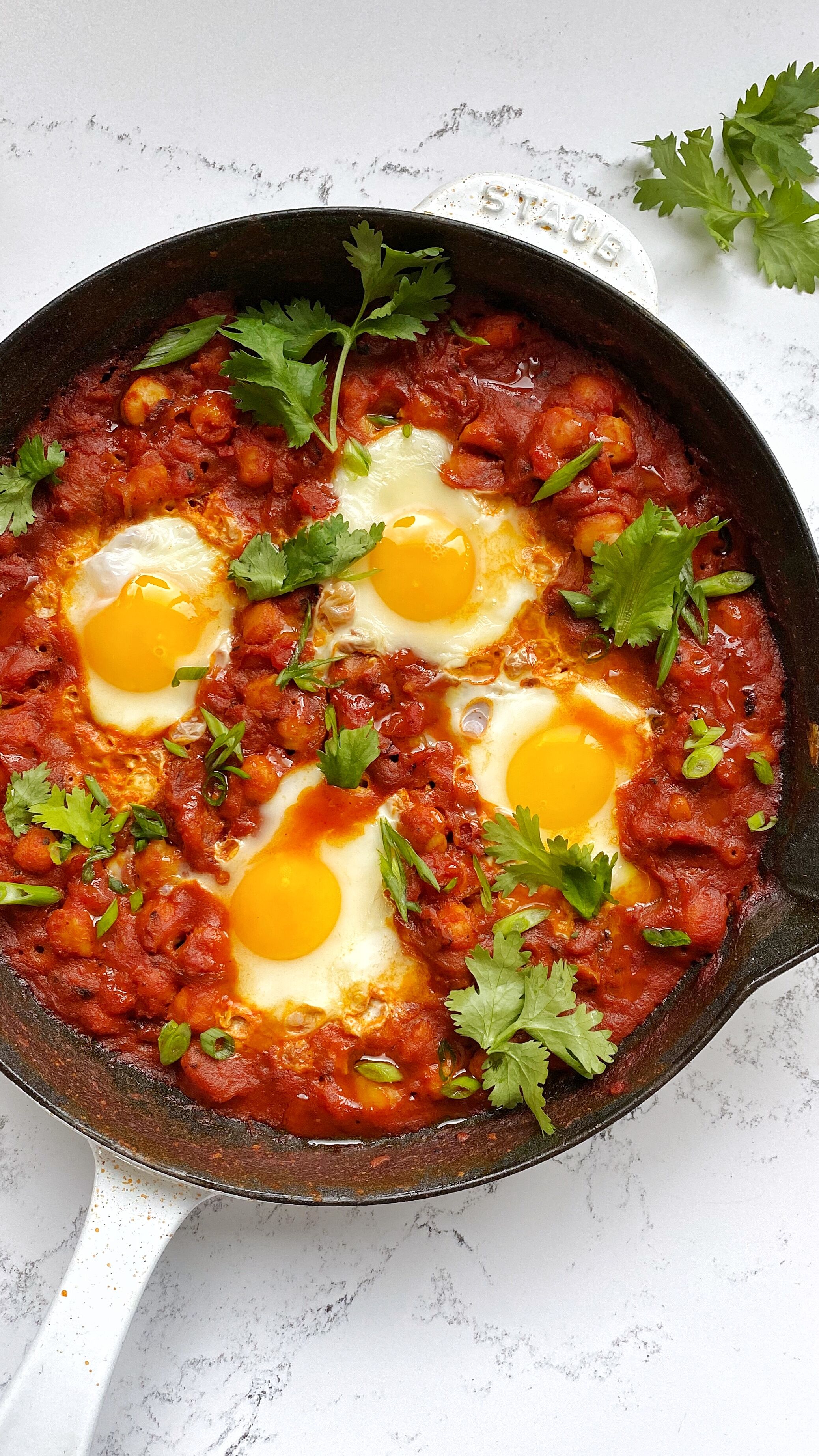 Spicy Chickpea Shakshuka by jakecohen | Quick & Easy Recipe | The Feedfeed