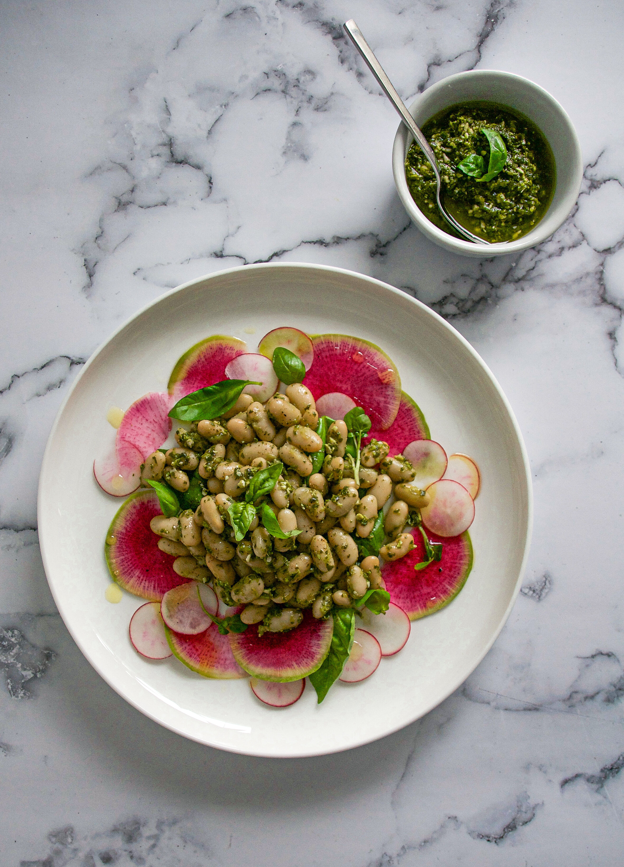 Fast 800 Pesto Bean Salad