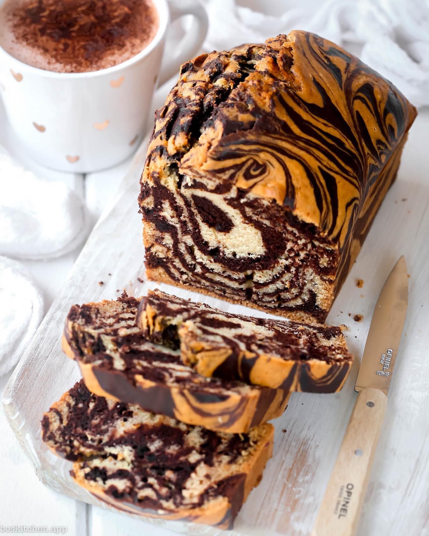 Easiest Marble Pound Cake Recipe (Rich Loaf Cake)