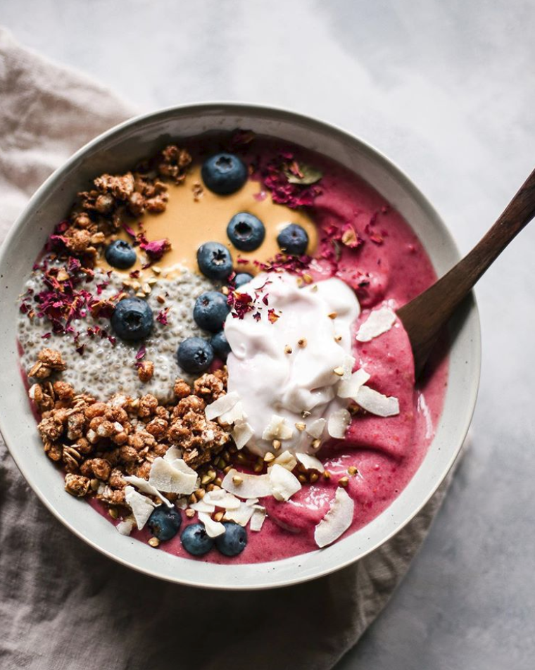 Raspberry and Banana Smoothie Bowl Recipe | The Feedfeed