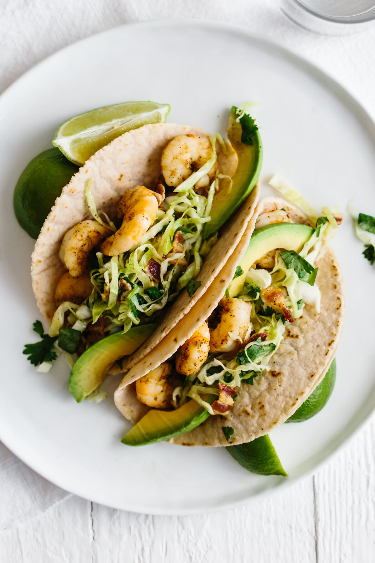 Shrimp Tacos With Cilantro Lime Slaw Recipe | The Feedfeed