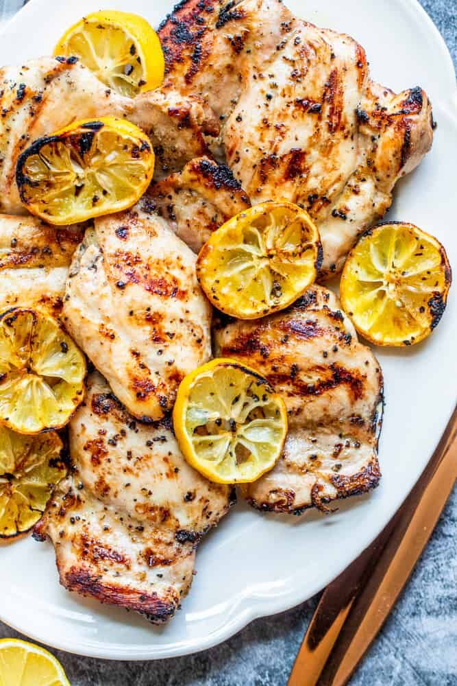 Grilled Lemon Pepper Chicken Thighs Recipe | The Feedfeed
