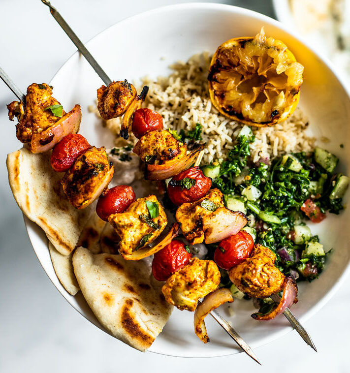 Grilled Moroccan Chicken Kebabs Recipe The Feedfeed