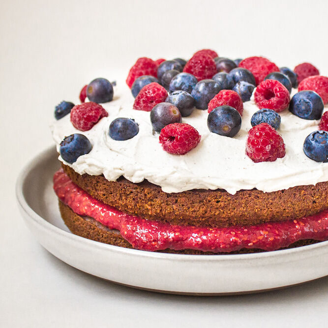 Vegan and Gluten Free Berry Sponge Cake Recipe The Feedfeed
