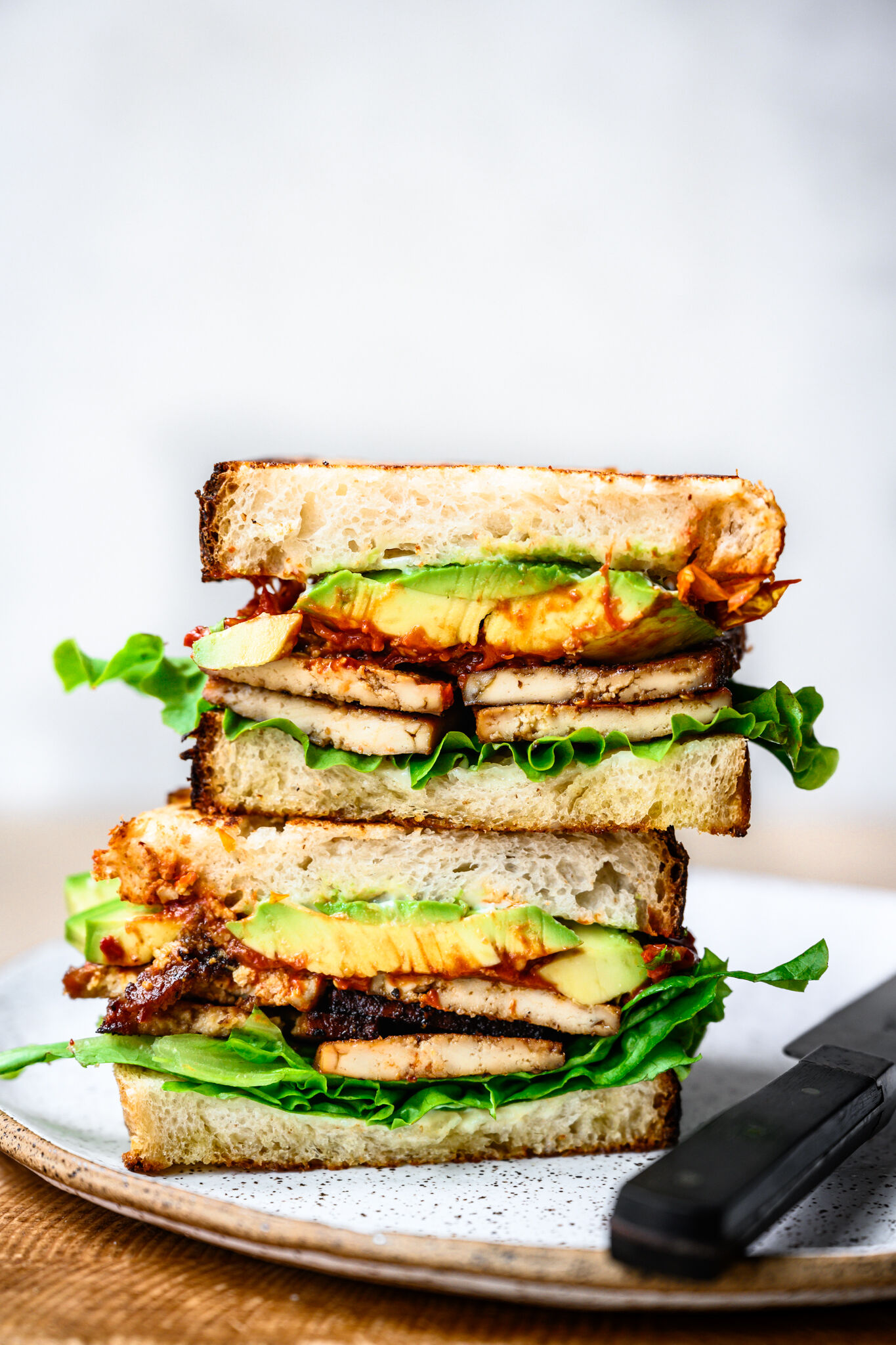 Vegan BLT with Tofu Bacon and Avocado by crowded_kitchen Quick & Easy Recipe The Feedfeed
