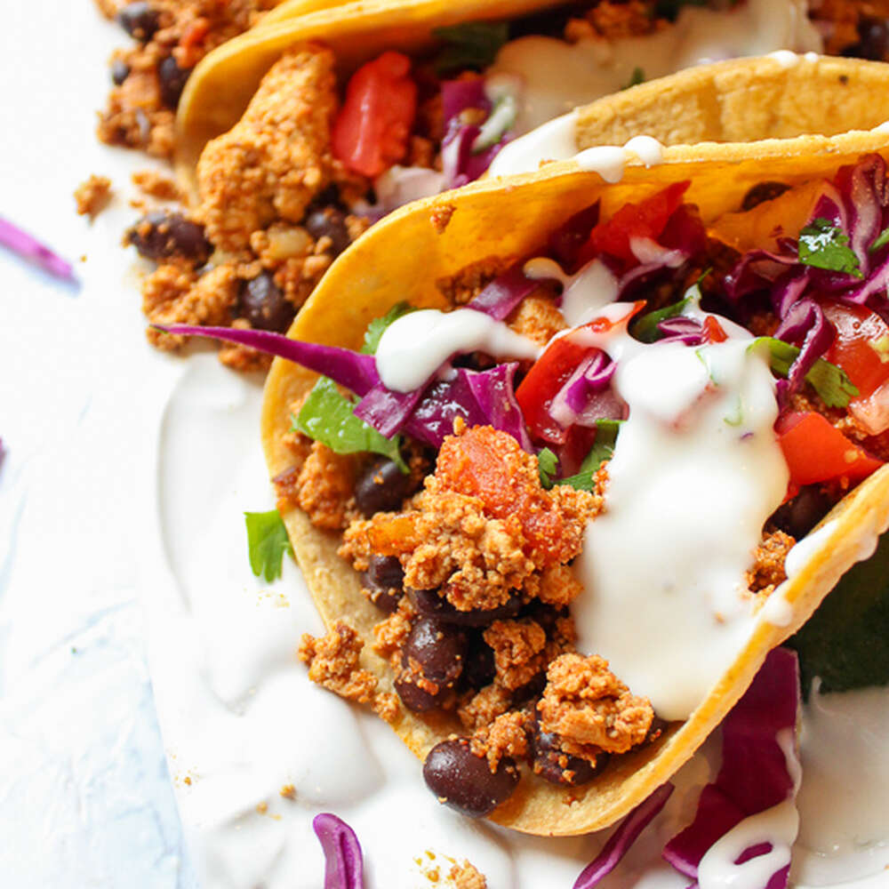 Tofu and Black Bean Tacos Recipe The Feedfeed