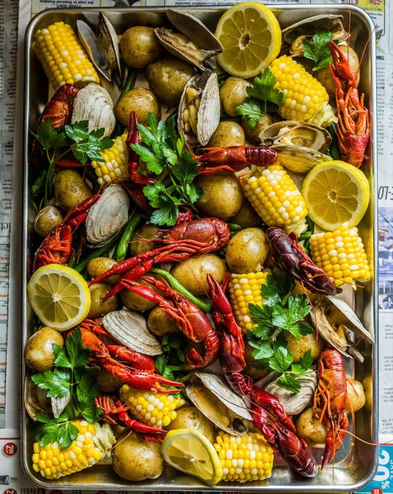 Seafood Boil with Crawfish & Clams by dennistheprescott | Quick & Easy ...