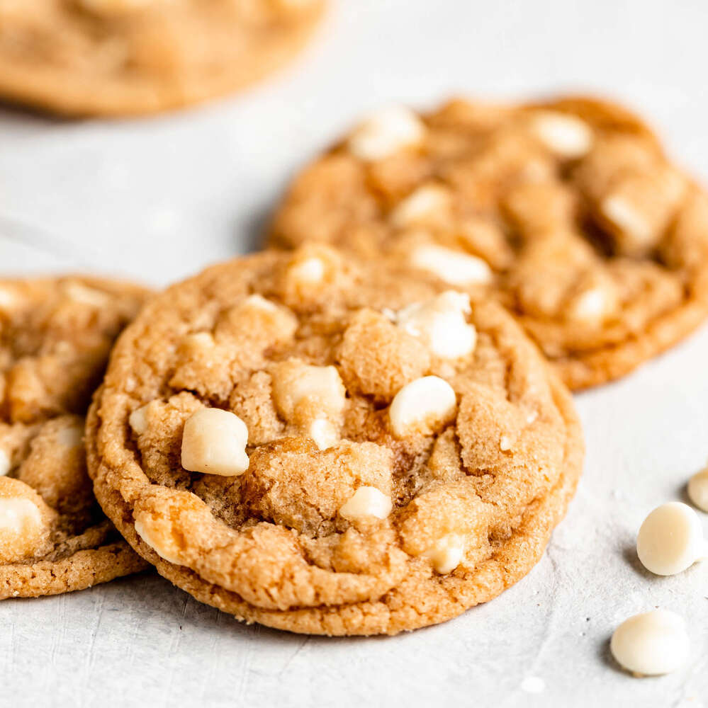 Macadamia Nut White Chocolate Chip Cookies Recipe The Feedfeed