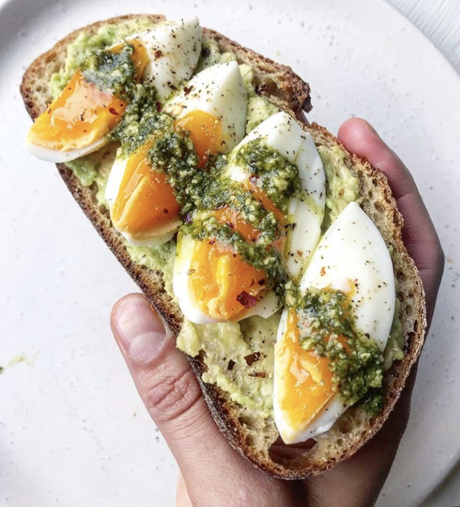 Pesto Egg Breakfast Sandwich by thefeedfeed, Quick & Easy Recipe