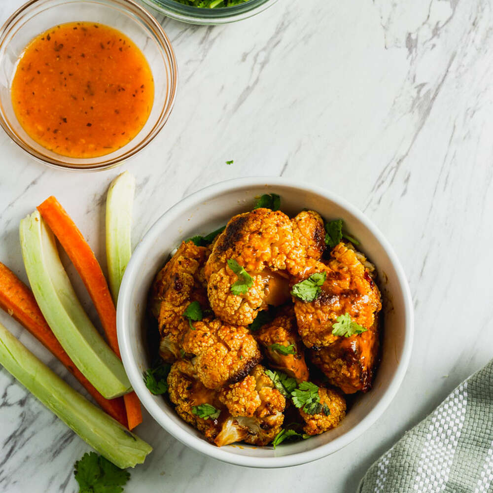 Vegan Buffalo Cauliflower Wings (Baked & Fried) Recipe The Feedfeed