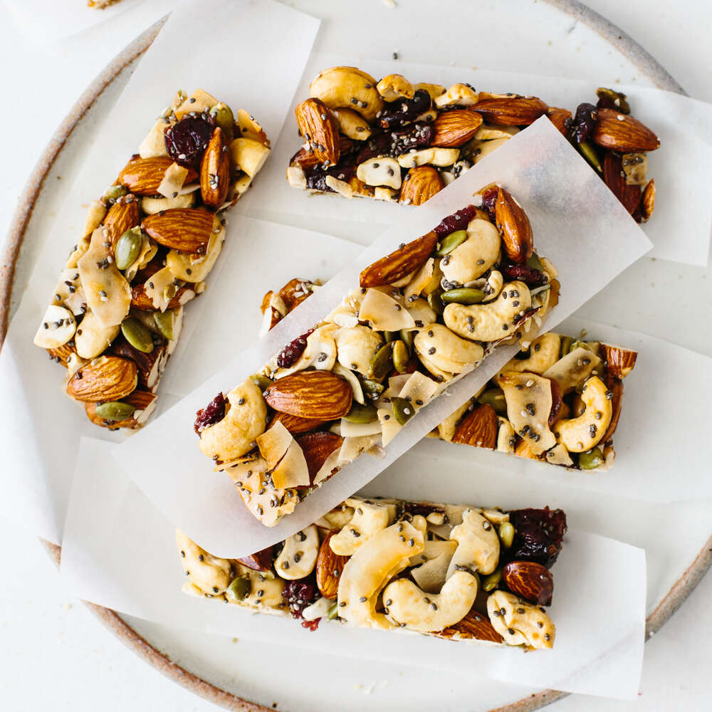 Trail Mix Granola Bars Recipe | The Feedfeed