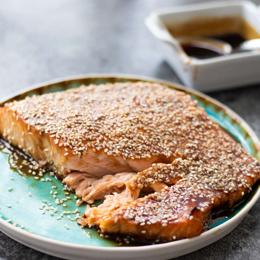 Easy Oven Baked Teriyaki Salmon Recipe | The Feedfeed