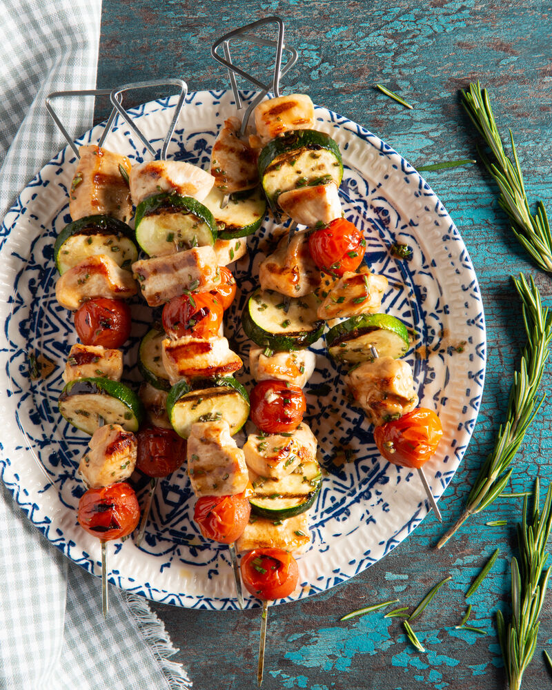 Chicken Kabobs with Zucchini and Cherry Tomatoes by filippoberio_us ...