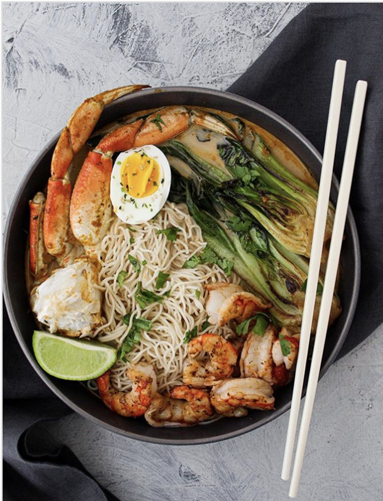 Seafood Ramen with Coconut Curry by myfabulousfood | Quick & Easy Recipe | The Feedfeed