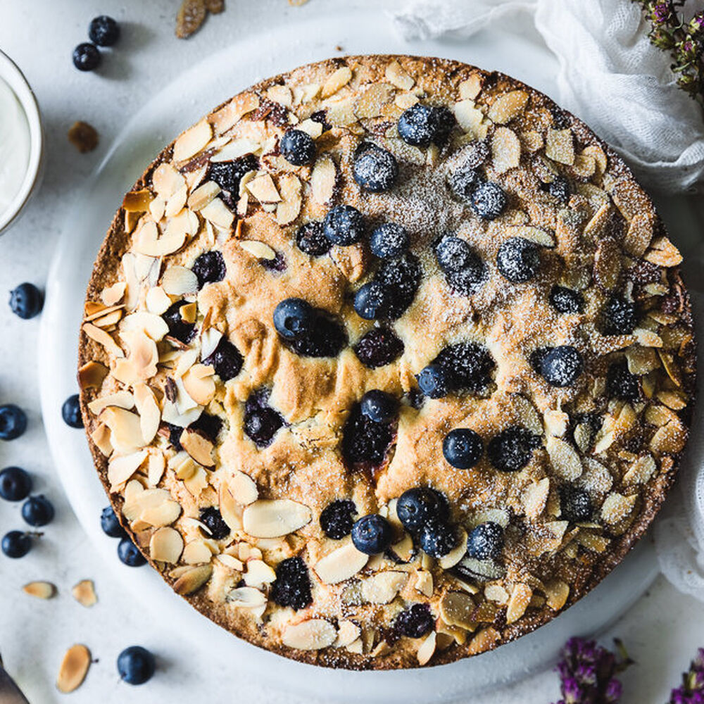 Blueberry Almond Coffee Cake | How To Feed A Loon