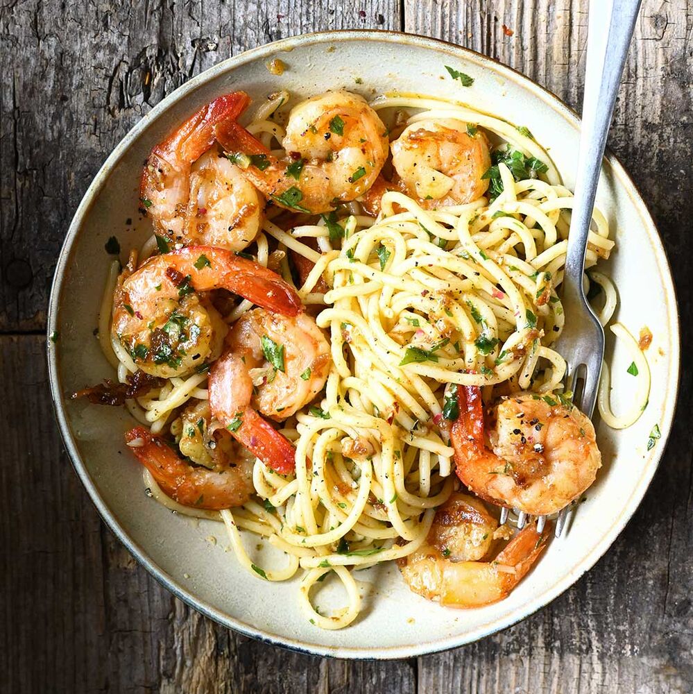 Brown Butter Garlic Shrimp Pasta Recipe The Feedfeed