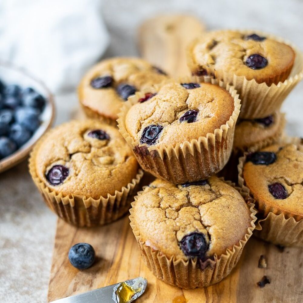 Blueberry Chickpea Muffins Recipe The Feedfeed