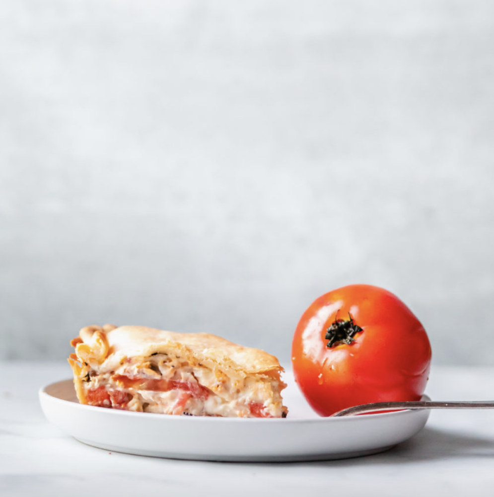 Southern Tomato Pie By Rosalynndaniels Quick Easy Recipe The Feedfeed   15925044355eebb073657e6 