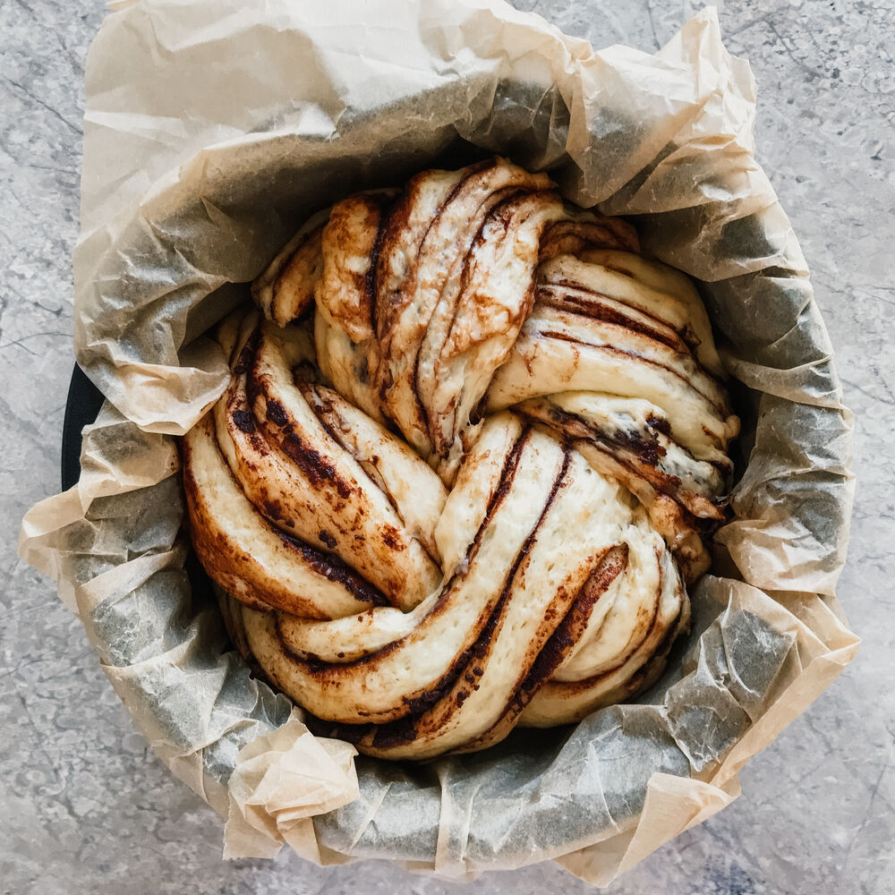 Chocolate Brioche Babka Knot Recipe The Feedfeed