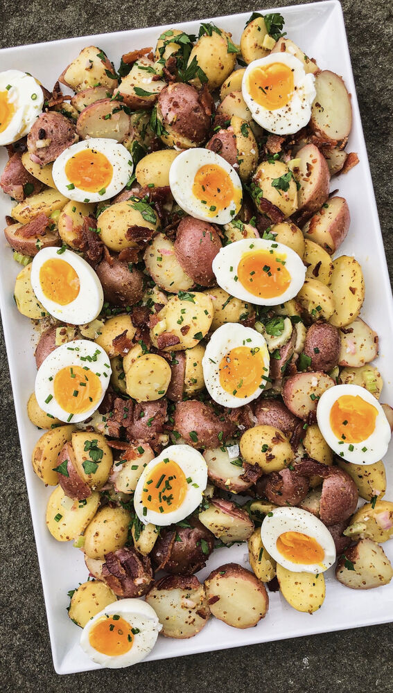 How to Make SoftBoiled Egg Potato Salad Video Recipe The Feedfeed