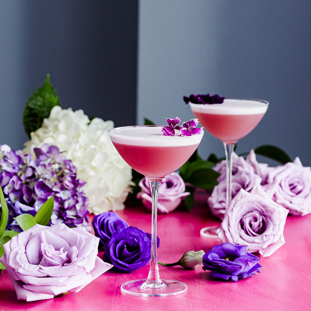 Gin Violette Cocktail The Feedfeed