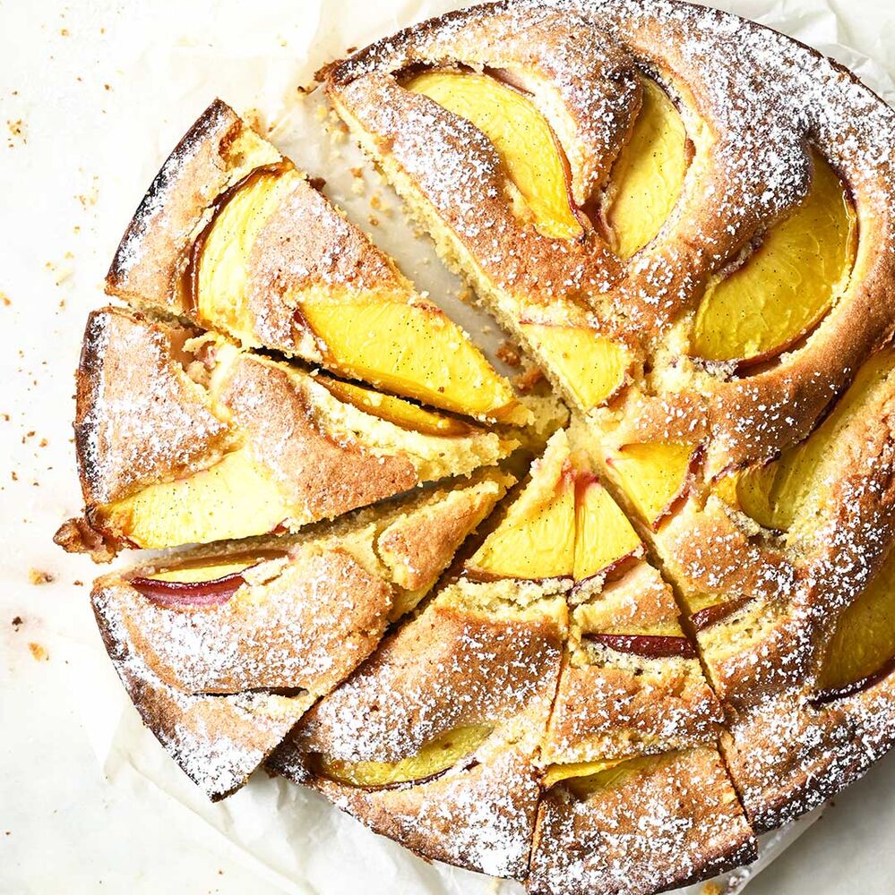 Peach almond cake Recipe The Feedfeed