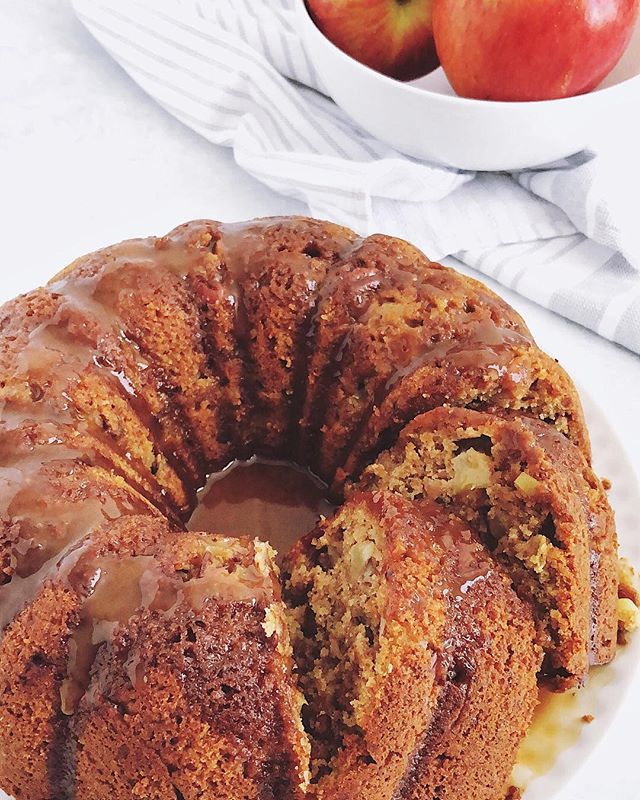 Apple Bundt Cake by fitlivingeats Quick & Easy Recipe The Feedfeed