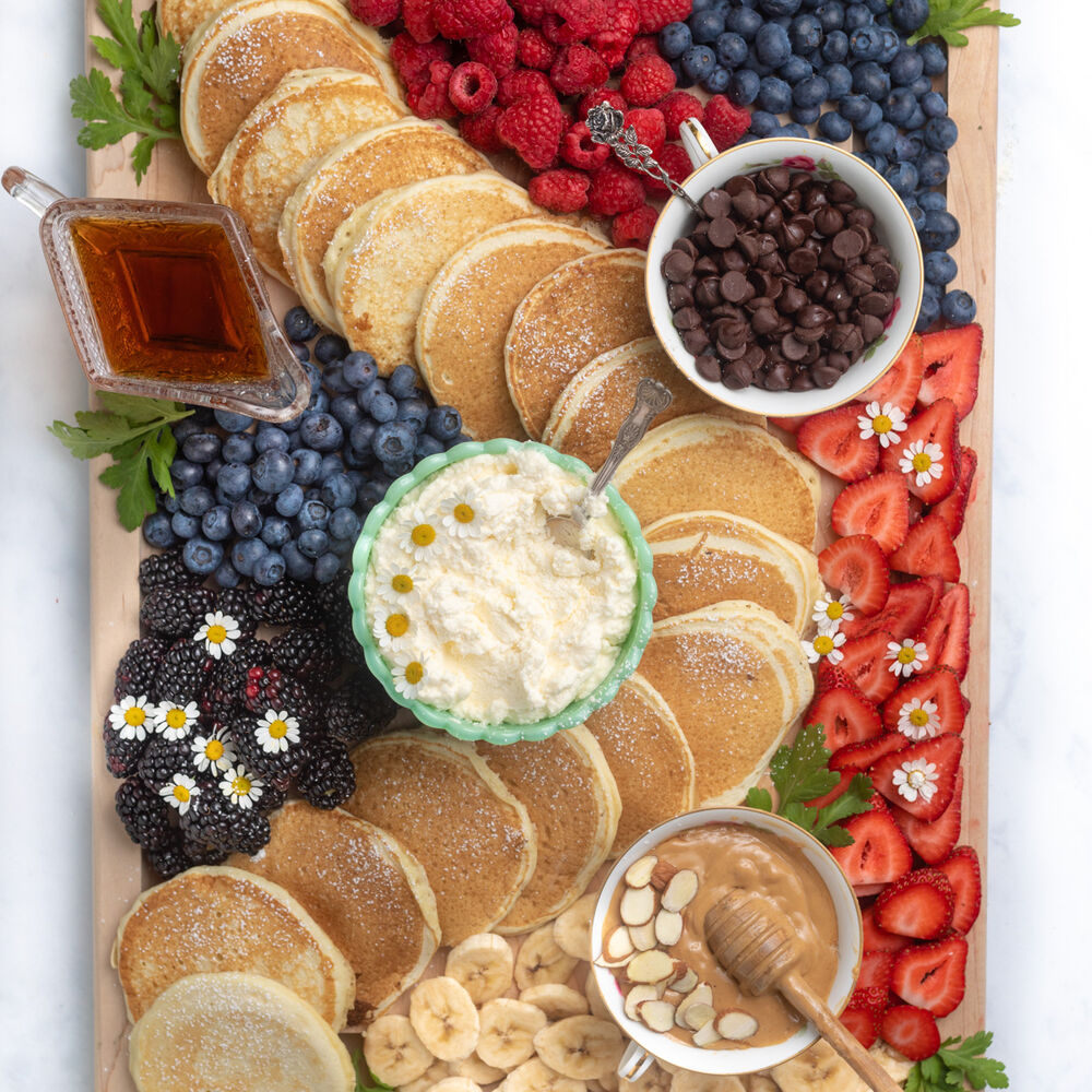 Pancake Breakfast Board by mrsbarnes Quick & Easy Recipe The Feedfeed