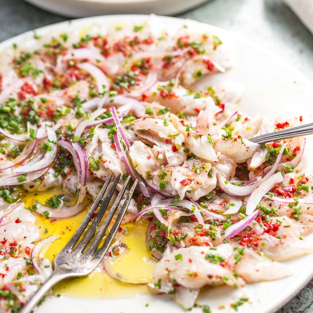 Sea Bass Crudo by pantsdownapronson Quick & Easy Recipe The Feedfeed