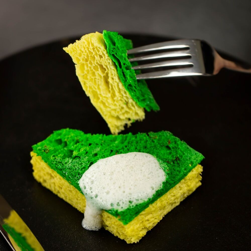 Edible Dish Sponge 2 Min Recipe Recipe The Feedfeed