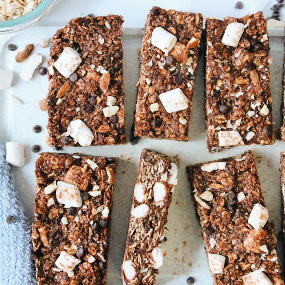 Rocky Road Granola Bars Recipe | The Feedfeed